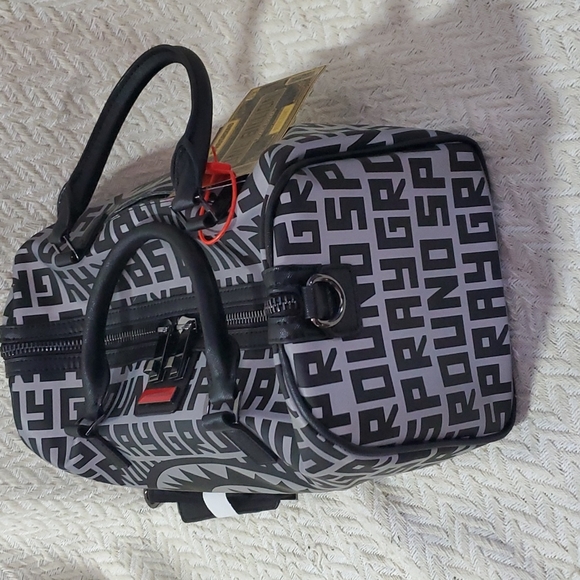 SPRAYGROUND. INFINITI 3M MINI DUFFLE in GREY - Picture 10 of 15